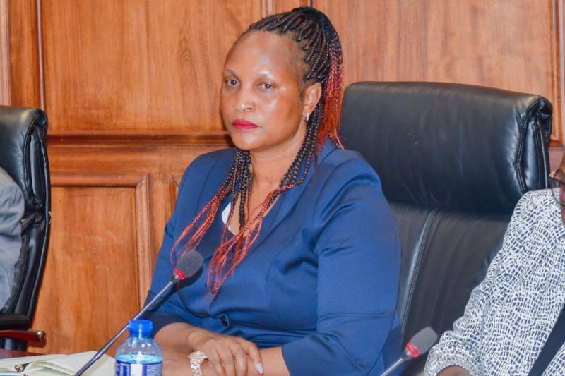 File image of IEBC Commissioner Ann Nderitu.